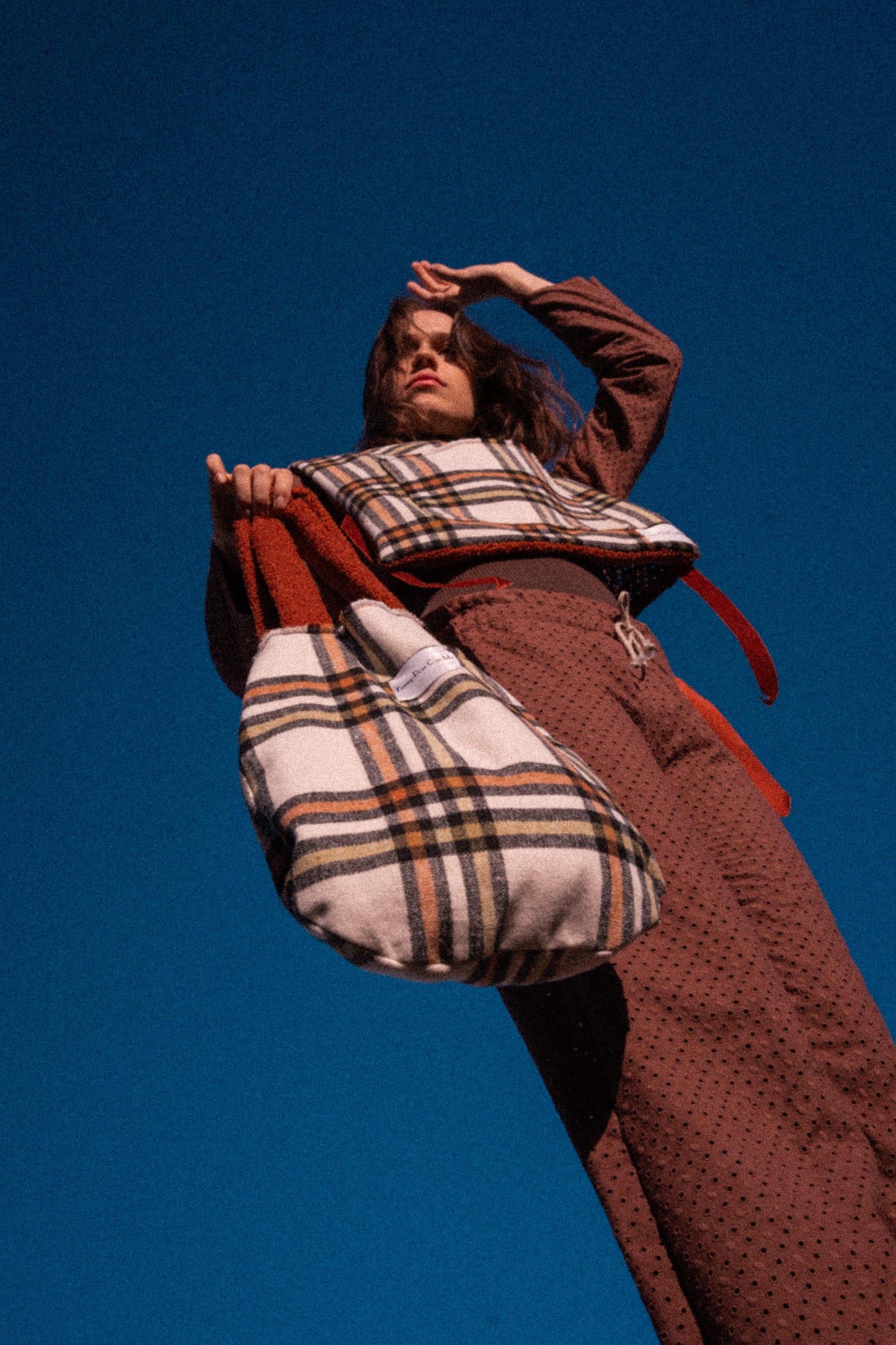 sac réversible terracota & carreaux