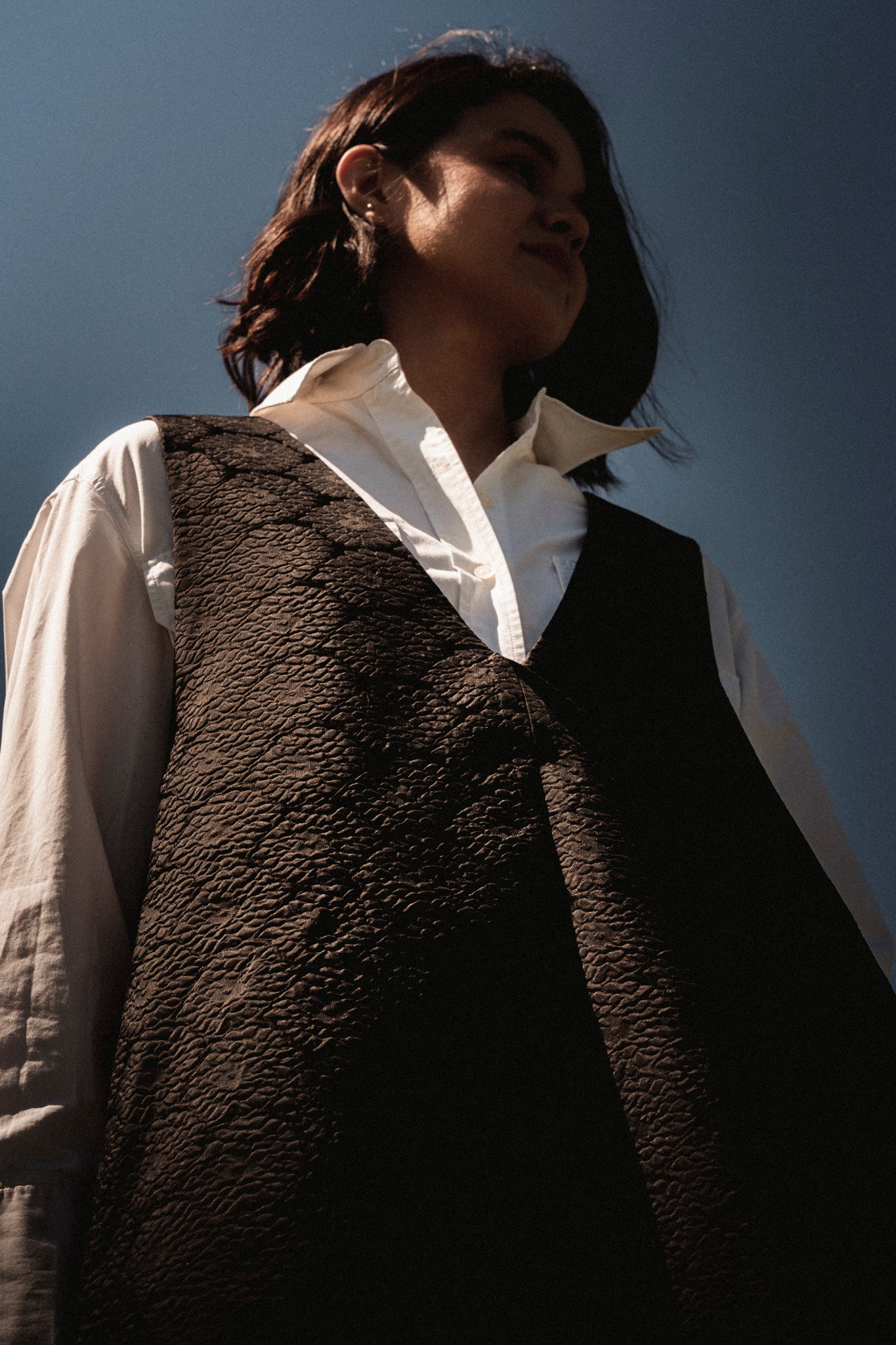 Robe chasuble noir