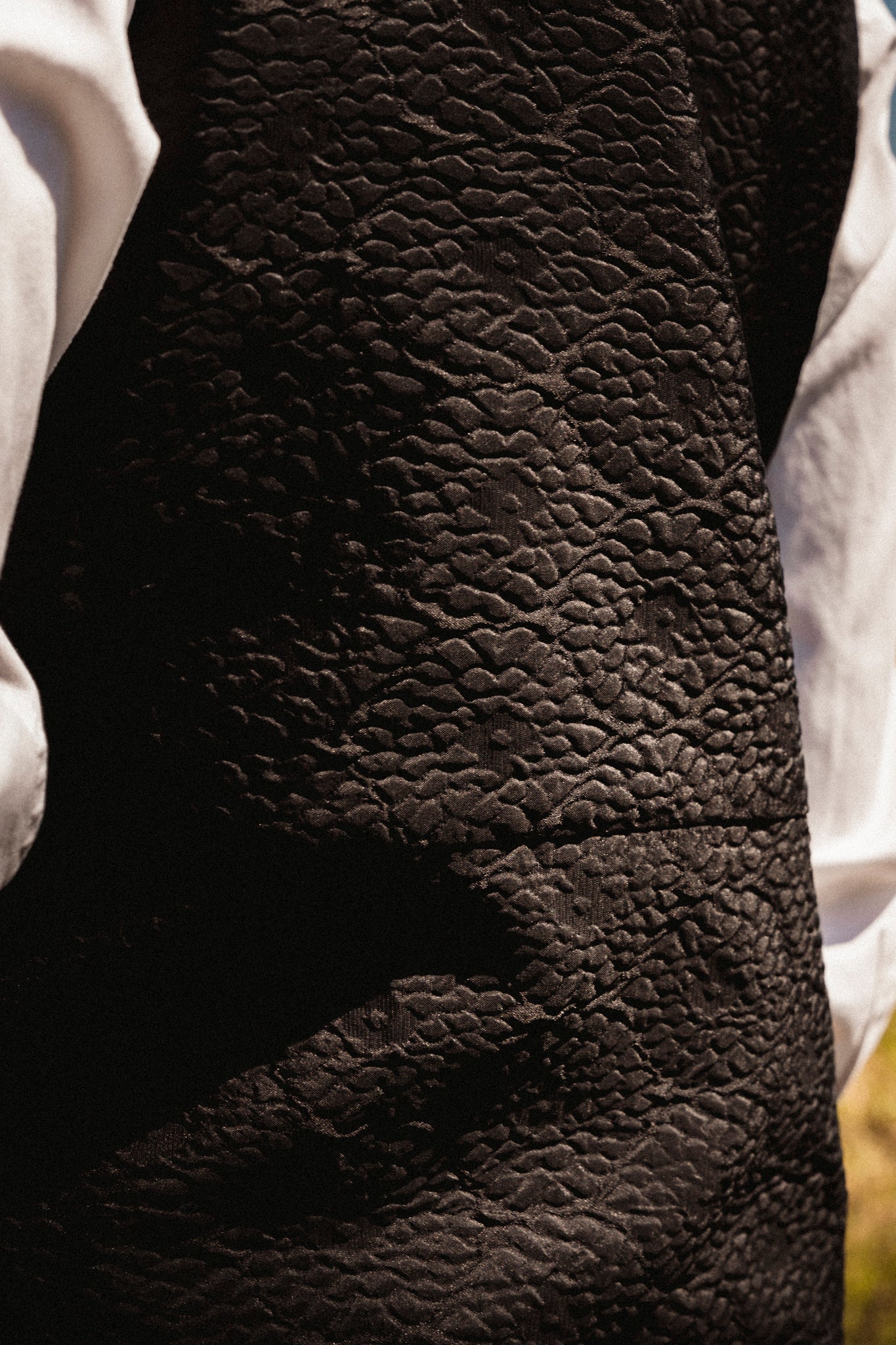 Robe chasuble noir