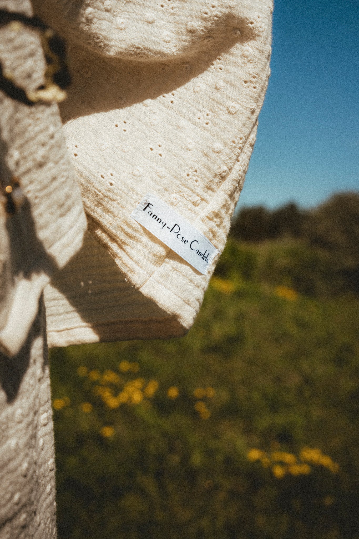 Chemise broderie anglaise écru