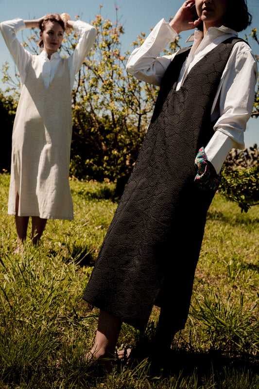 Robe chasuble noir