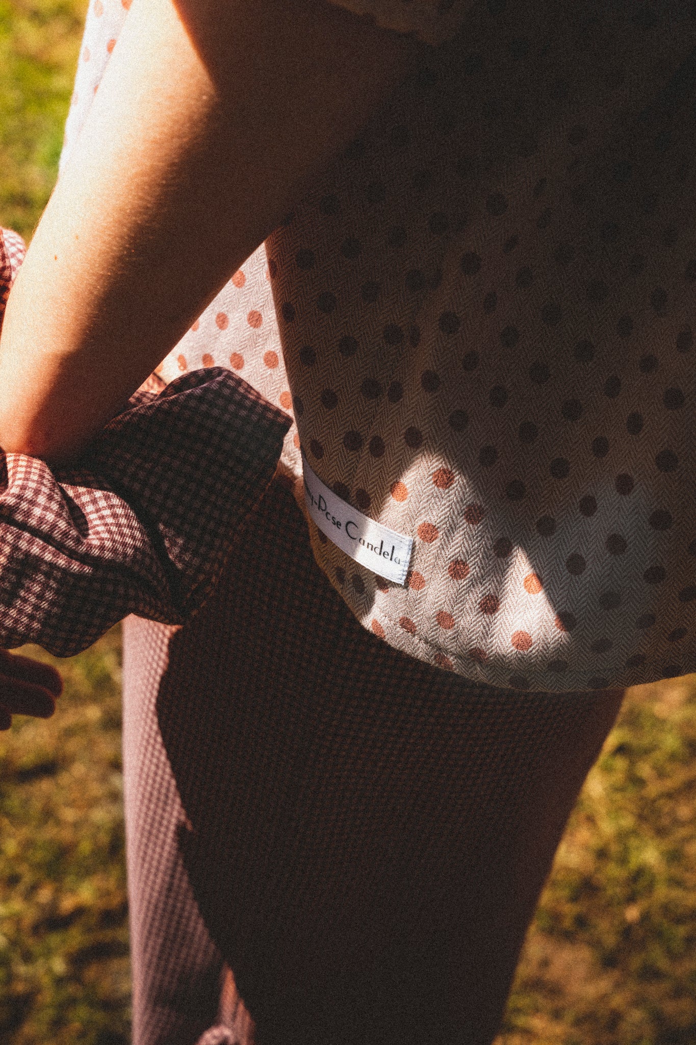 chemise oversize à pois