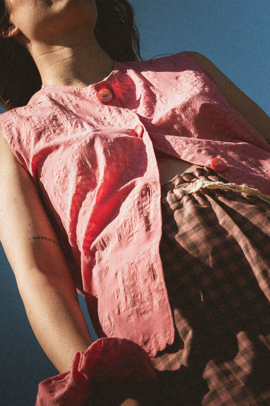 Blouse rose